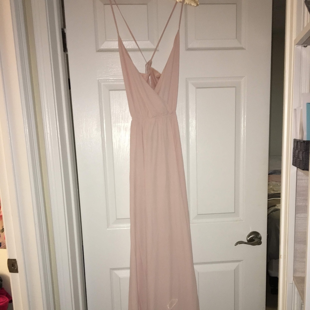 Blush Bridesmaid Dress